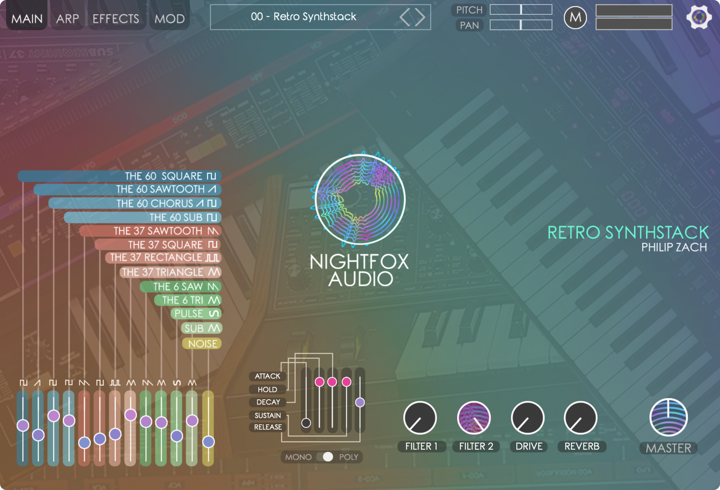 Retro Synthstack